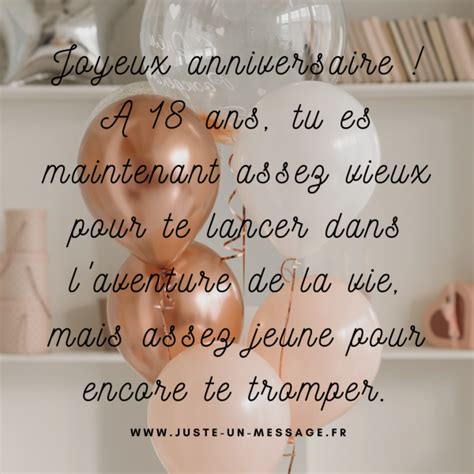 fete 18 ani|Textes anniversaire 18 Ans